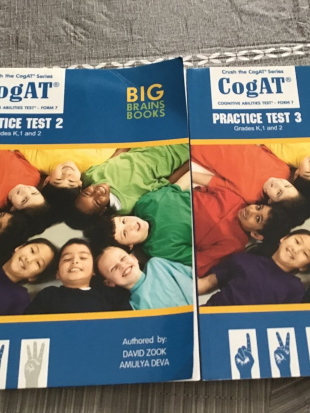 Lot of 2 New Books w/tests for Preparing for the COGAT Test for Grades K, 1, 2